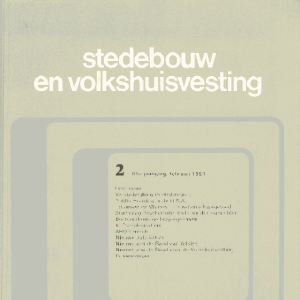 Stedebouw & Volkshuisvesting 65e jaargang 2 februari 1984