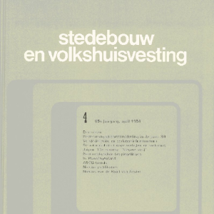 Stedebouw & Volkshuisvesting 65e jaargang 4 april 1984
