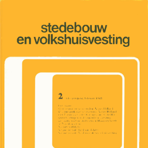Stedebouw & Volkshuisvesting 66e jaargang 2 februari 1985