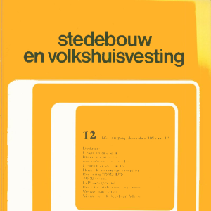 Stedebouw & Volkshuisvesting 66e jaargang 12 december 1985