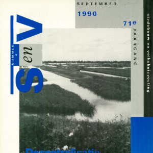 Stedebouw & Volkshuisvesting 71e jaargang 4 september 1990