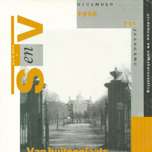 Stedebouw & Volkshuisvesting 71e jaargang 6 december 1990