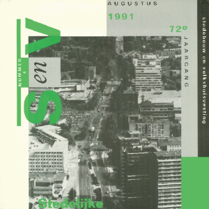 Stedebouw & Volkshuisvesting 72e jaargang 4 augustus 1991