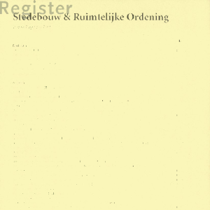 Stedebouw & Ruimtelijke Ordening 81e jaargang 1 2000