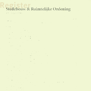 Stedebouw & Ruimtelijke Ordening 82e jaargang 1 2001