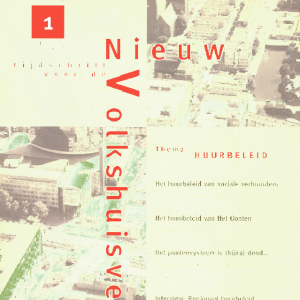 Tijdschrift voor de Volkshuisvesting 1e jaargang 1 april 1995