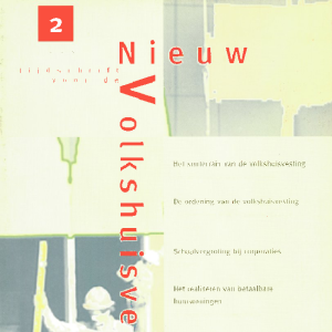 Tijdschrift voor de Volkshuisvesting 1e jaargang 2 juni 1995