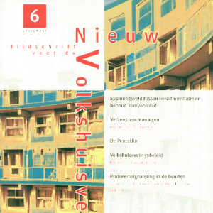Tijdschrift voor de Volkshuisvesting 2e jaargang 6 september 1996