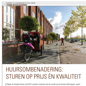 Huursombenadering: sturen op prijs én kwaliteit