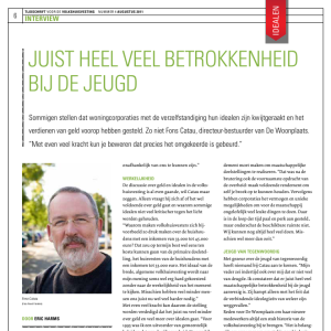 Juist heel veel betrokkenheid bij de jeugd