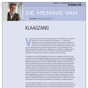 De mening van