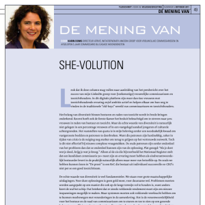 De mening van