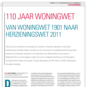 110 Jaar Woningwet