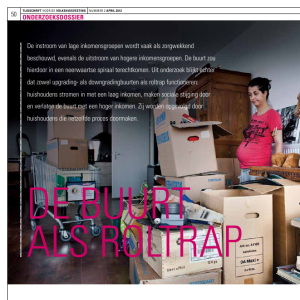 De buurt als roltrap