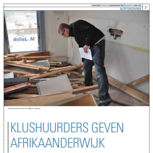 Klushuurders geven Afrikaanderwijk nieuw elan