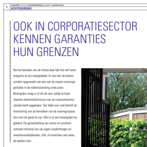 Ook in corporatiesector kennen garanties hun grenzen