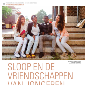 Sloop en de vriendschappen van jongeren