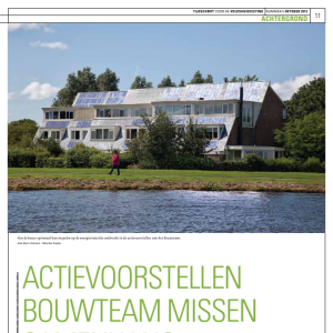 Actievoorstellen Bouwteam missen samenhang