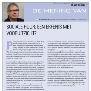 De mening van