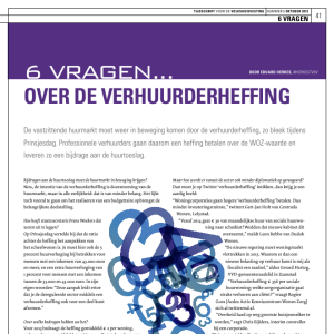 6 Vragen over de verhuurderheffing