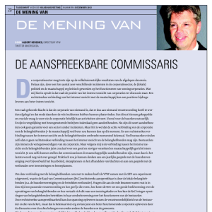De mening van
