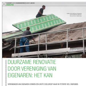 Duurzame renovatie door Vereniging van Eigenaren: het kan