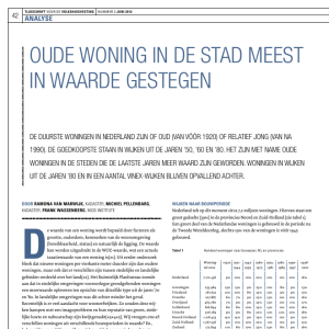Oude woning in de stad meest in waarde gestegen