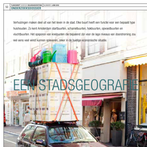 Een stadsgeografie van het leven