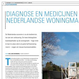 Diagnose en medicijnen voor de zieke Nederlandse woningmarkt