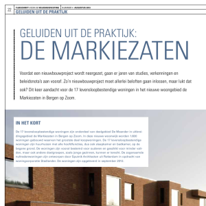 Geluiden uit de praktijk: de Markiezaten