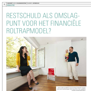 Restschuld als omslagpunt voor het financiele roltrapmodel
