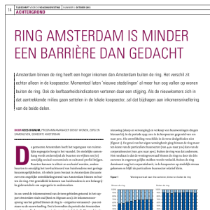 Ring Amsterdam is minder een barrière dan gedacht