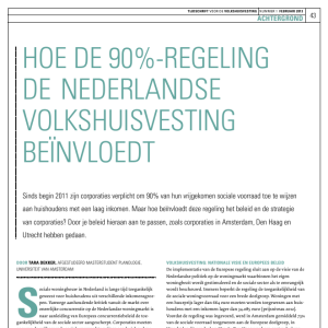 Hoe de 90%-regeling de Nederlandse volkshuisvesting beinvloedt