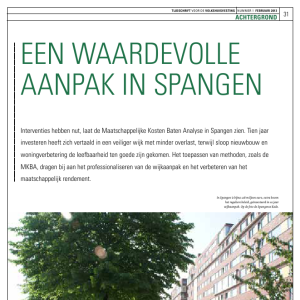Een waardevolle aanpak in Spangen