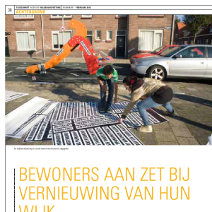 Bewoners aan zet bij vernieuwing van hun wijk