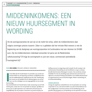 Middeninkomens: een nieuw huursegment in wording