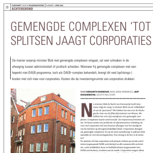 Gemengde complexen 'tot op de steen nauwkeurig' splitsen jaagt corporaties op kosten